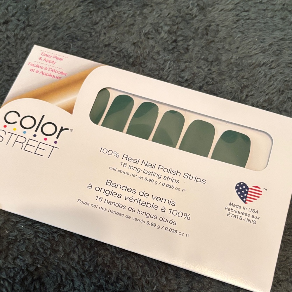Color Street Teal Nail Polish Strips